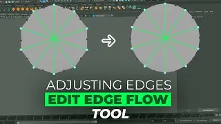 Maya's Edit Edge Flow Tool