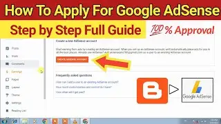 How to Apply For Google AdSense | Link Blog With AdSense | AdSense Approval Trick