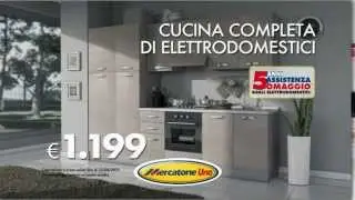 cucina completa di elettrodomestici