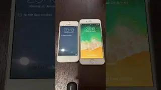 iPhone 5 on iOS 8 vs iPhone 6 on iOS 12 boot up test 
