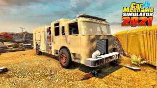 Pierce Arrow Firetruck restoration - Car Mechanic Simulator 2021