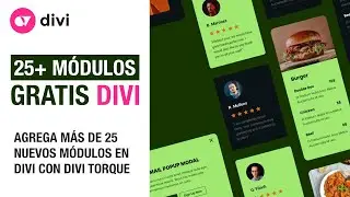 Agrega más de 25 nuevos módulos gratis en Divi Builder con Divi Torque