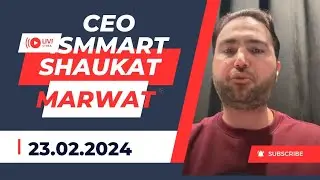ISMMART CEO LIVE today 23.02.2024 at mid night