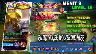 TUTORIAL MAIN HYPER ROGER 2024 | BUILD ROGER TERSAKIT 2024 | BEST BUILD ROGER 2024 ~ WARAXE DI BUFF