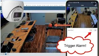 Trigger IP Camera Alarm Relay via Mobile App, Web Browser, Developer API