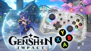 NO MÁS MOUSE Y TECLADO! JUEGO CON CONTROL POR PRIMERA VEZ - GENSHIN IMPACT