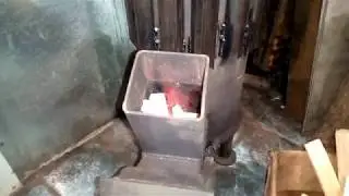 Пеллетная горелка на дровишках. Байки у теплой печки.