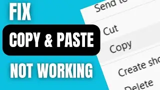 [SOLVED] Copy and Paste Not Working On Windows 11/10
