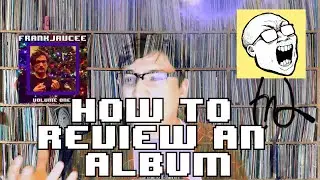 how to review an album