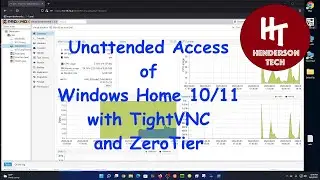 Unattended Remote Access In Windows Home Edition using TightVNC and ZeroTier or Tailscale