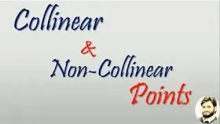 Collinear and Non Collinear Points | Urdo | Mahmood Ul Hassan |