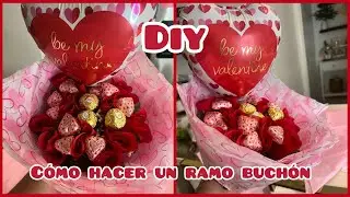 Diy de san Valentín 💝 +Ramo buchón del dollar tree