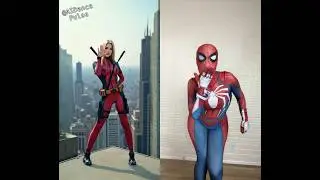 #marvel #spiderman #deadpool #cosplay #ladydeadpool #aidance #ai #dance #byebyebye