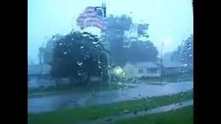 Intense Severe Thunderstorm in Indiana - July 13, 2015