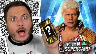 I Found Every QR CODE That Works in WWE SuperCard and was Shocked...