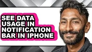How to See Data Usage in Notification Bar in Iphone - Step by Step