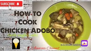 How to cook chicken adobo with English sub