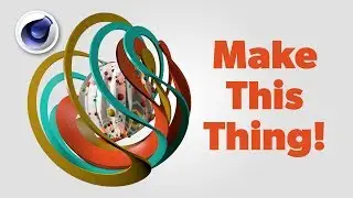 C4D Tutorial - Bend Deformer and Spherify Deformer