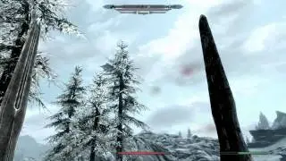 Skyrim- Fast kill of a Dragon (All Luck No Skill)