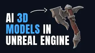 3D AI Studio - Using AI generated Models in Unreal Engine - Showcase