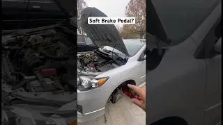 Check this if your brake pedal is too soft! 