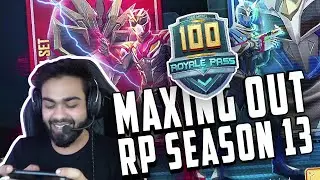 MAXING OUT SEASON 13 ROYALE PASS || PUBG MOBILE || 8bit MAMBA
