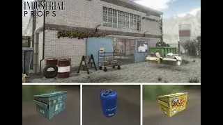 3DModels-Textures: Industrial Props