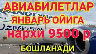 ЯНВАРЬ ОЙИГА АВИАБИЛЕТЛАР