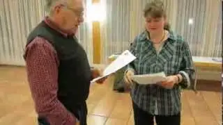 Geissbärgchörli-Sepp/Maja bim Üebä vom "I ha Di gärn"