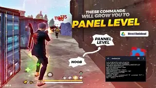 Pannel Level Set Edit Commands | 100% Working 🇧🇷 #freefire #settings