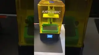 3d печать шестеренки фотополимерной смолой Gorky Liquid на фотополимерном 3d принтере Anycubic