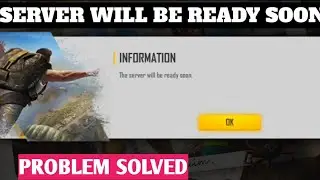 AFTER UPDATE THE SERVER WILL BE READY SOON PROBLEM ! SOLVED!  IN GARENA FREE FIRE BY SK GAMER