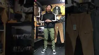 Smr -側袋縮口工作褲