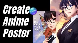 How to create anime using Canva AI | Anime Poster Tutorial