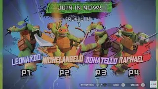 TMNT Arcade: Wrath of the Mutants PS5 Gameplay 4-Player Co-Op Part 1 - NYC