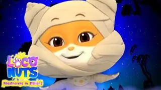 Cinque piccoli mostri | Canzoni per bambini | Loco Nuts | Filastrocche in Italiano | Cartoni animati