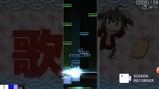 using the worst screen recorder on osu