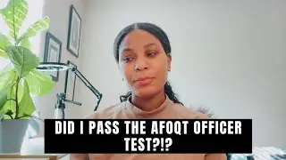 Score Reveal & My Reaction To My AFOQT | My HONEST Reaction To My Scores | Air Force Officer Journey