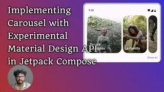 😱 Implementing Carousel with Experimental Material Design API in Jetpack Compose | Tutorial