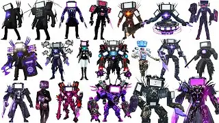 Todas las 100 Transformaciones del TITAN TV MAN