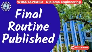Diploma Final Exam Routine Published