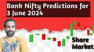 V#1 || Bank Nifty Prediction for 3 June 2024 || Share Market #informative #sharemarket #banknifty