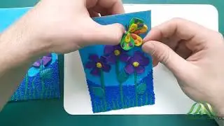 ЛЕПИМ ФИАЛКИ | КАРТИНА ИЗ ПЛАСТИЛИНА | ОБРАЗЦОВЫЙ ХУДОЖЕСТВЕННЫЙ КОЛЛЕКТИВ «КЕРАМИК АРТ-СТУДИЯ»