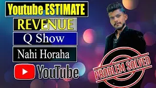 Youtube earning not showing in Yt Studio || Estimate Revenue Not show In yt studio || Google AdSense