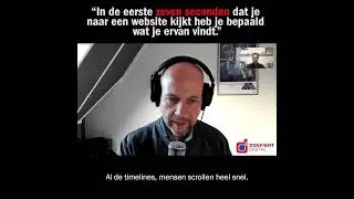 In de eerste zeven seconden die je naar de website kijkt, heb je bepaald wat je ervan vindt