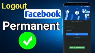 How to Logout Facebook Permanently in Android phone #facebook