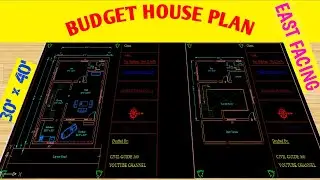 East Facing House Plan | 30' x 40' | Vaastu Plan Tamil | Budget Plan | CG360