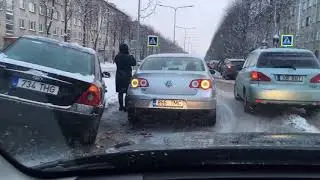 Авария в Нарве. 5 марта, Кренгольмский проспект.