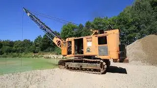 Menck M154LC dragline digging gravel PART 1