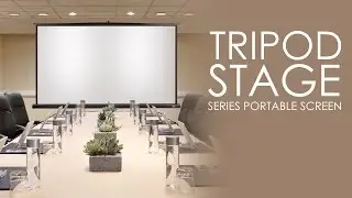 ✅ Elite Screens Tripod Stage Series Portable Projection Screen